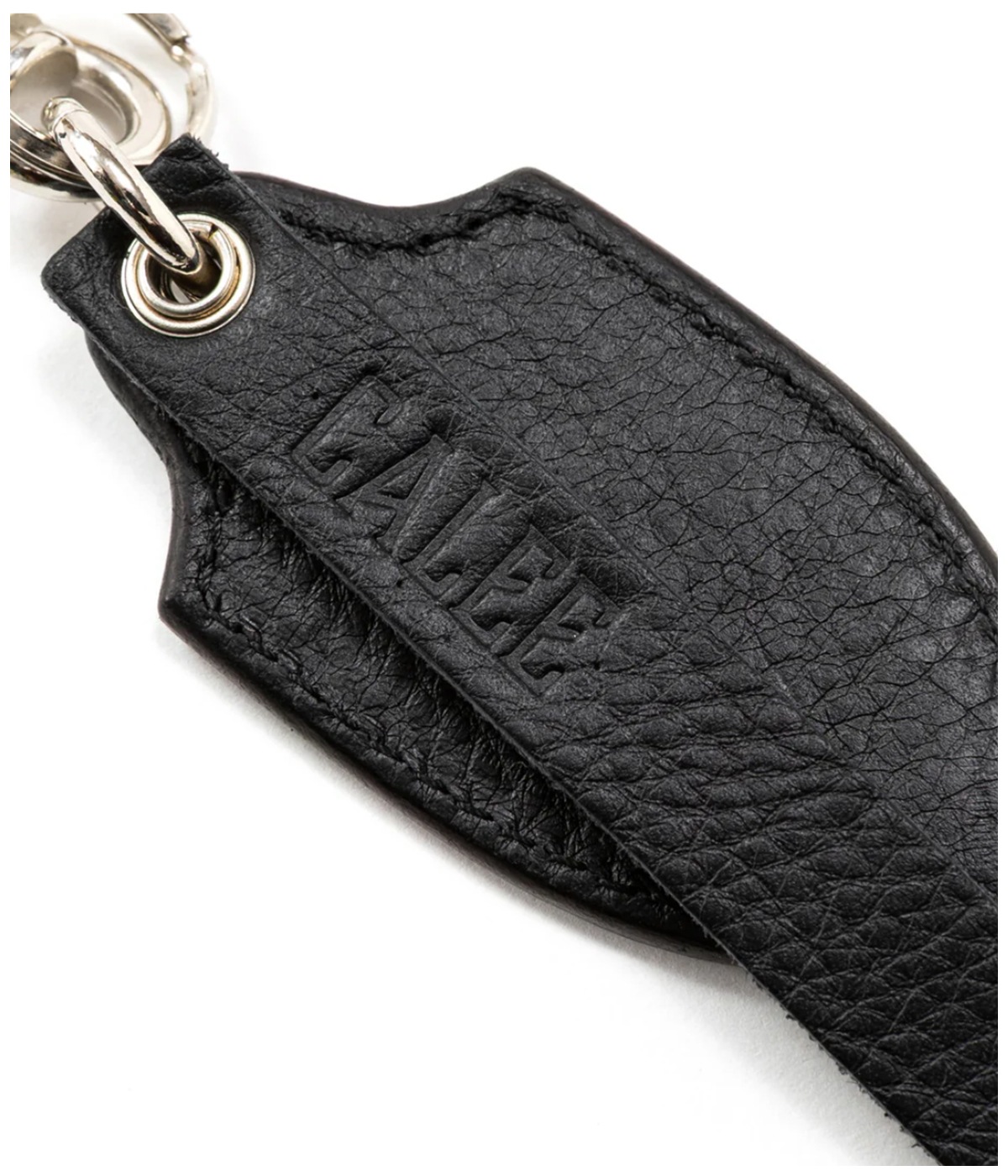 STUDS LEATHER LONG KEY RING【BLACK】｜CALEE｜MELTING POT（正規取扱