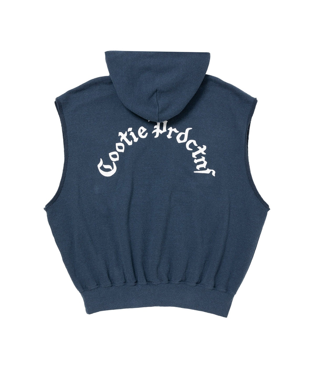 Venice Sweat Cut-Off Sleeve Hoodie【NAVY】｜COOTIE PRODUCTIONS 