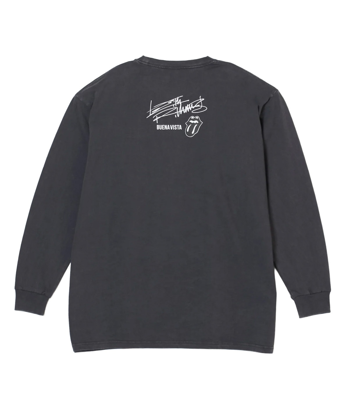 Keith Richards pigment L/S tee【BLACK】