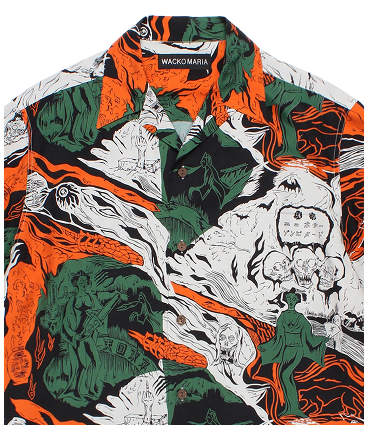 HAWAIIAN SHIRT (TYPE-1)【GRAY】