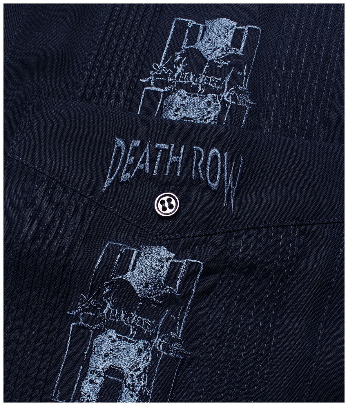 DEATH ROW RECORDS / CUBA SHIRT【NAVY】