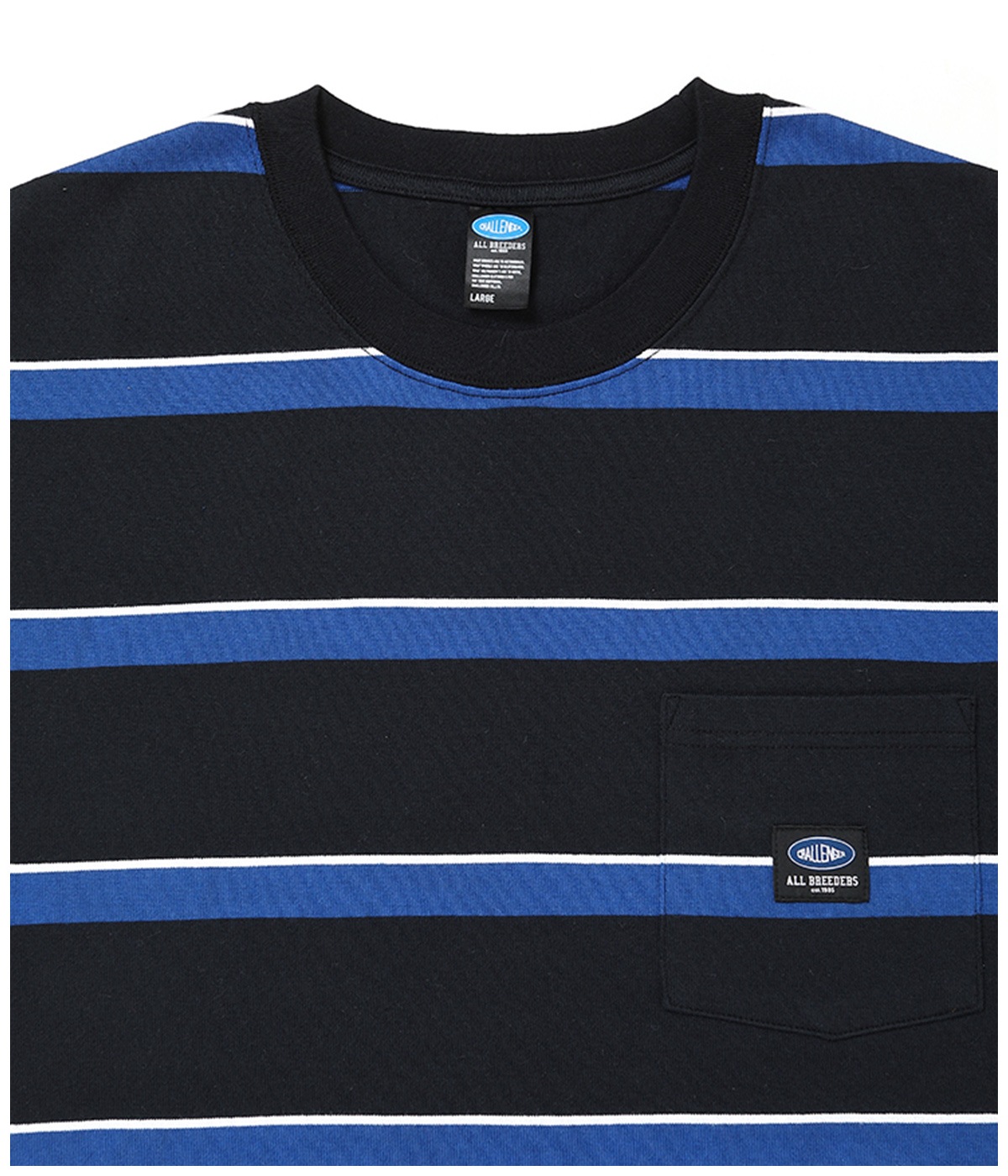 S/S AUTHENTIC BORDER TEE【BLACK 】