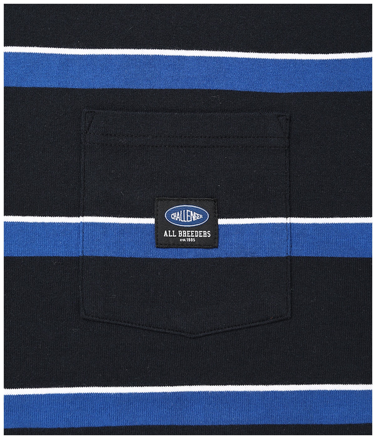 S/S AUTHENTIC BORDER TEE【BLACK 】｜CHALLENGER｜MELTING POT（正規