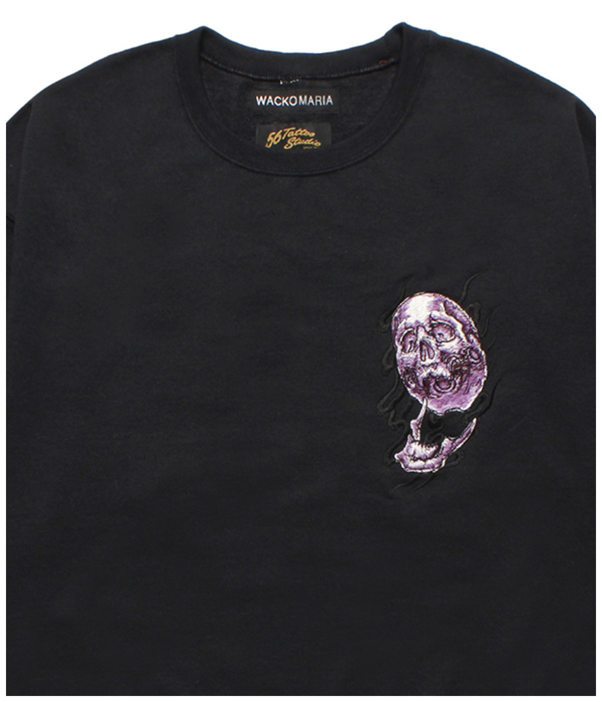 56 TATTOO STUDIO / SWEAT SHIRT【BLACK】｜WACKO MARIA｜MELTING POT