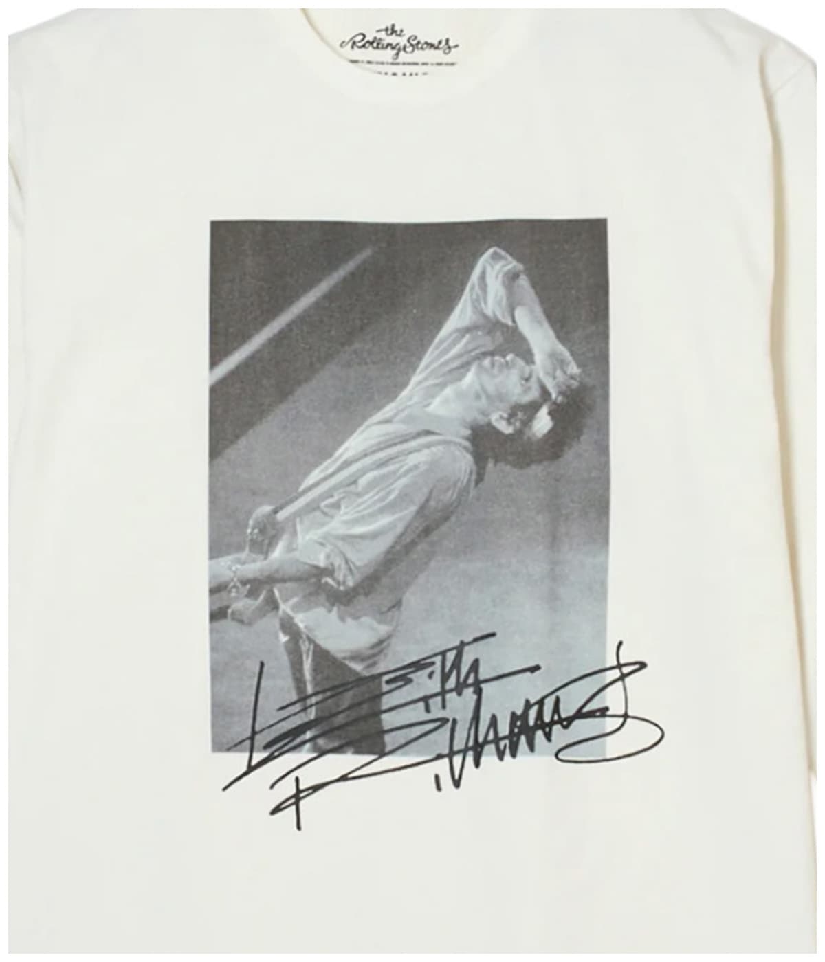 Keith Richards pigment L/S tee【WHITE】｜BUENA VISTA｜MELTING POT