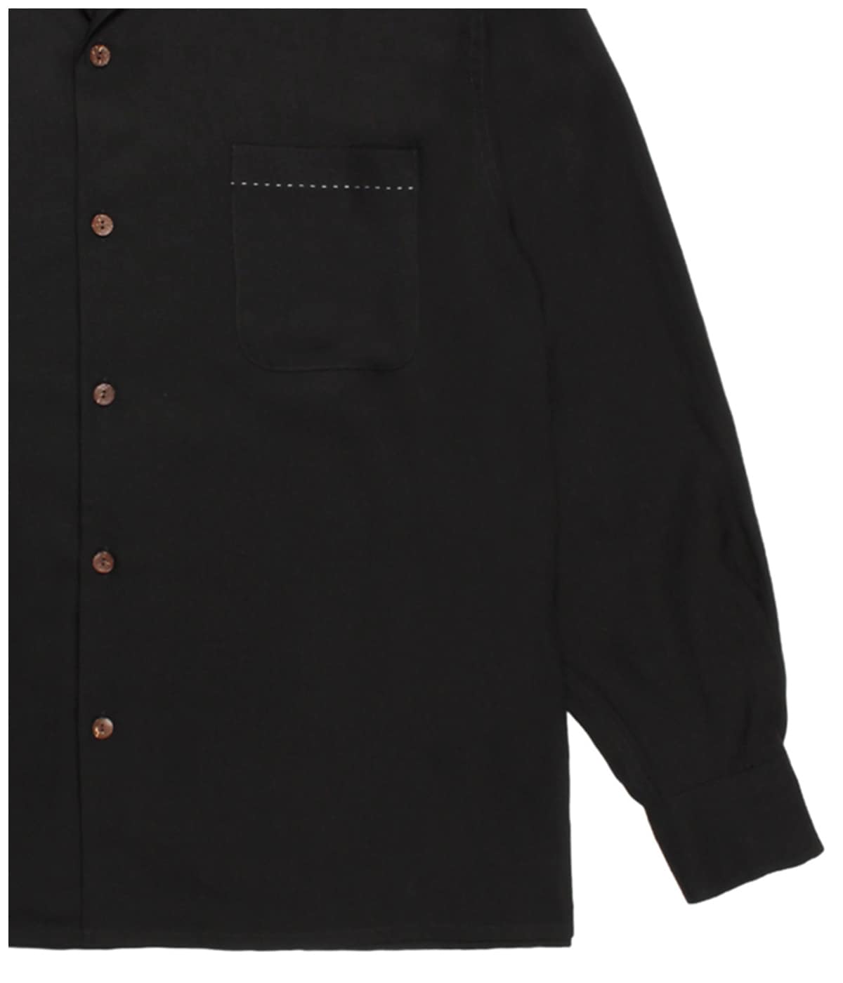 SWITCHING 50'S OPEN COLLAR SHIRT【GRAY】