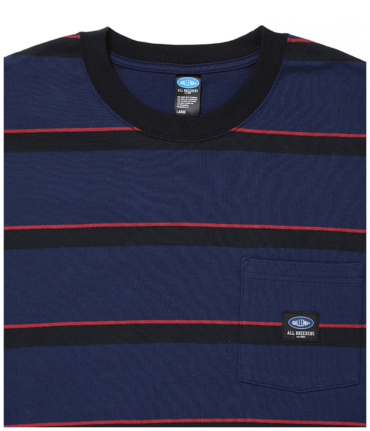 S/S AUTHENTIC BORDER TEE【NAVY】｜CHALLENGER｜MELTING POT（正規