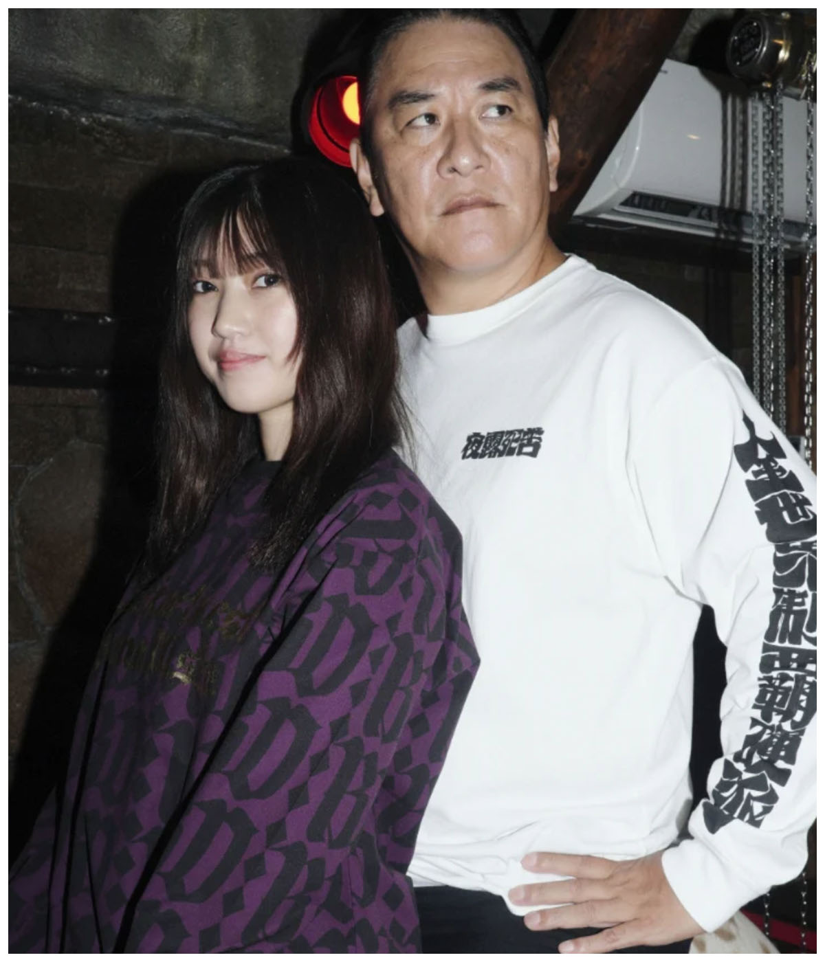 天上天下唯我独尊 L/S tee【WHITE×BLACK】