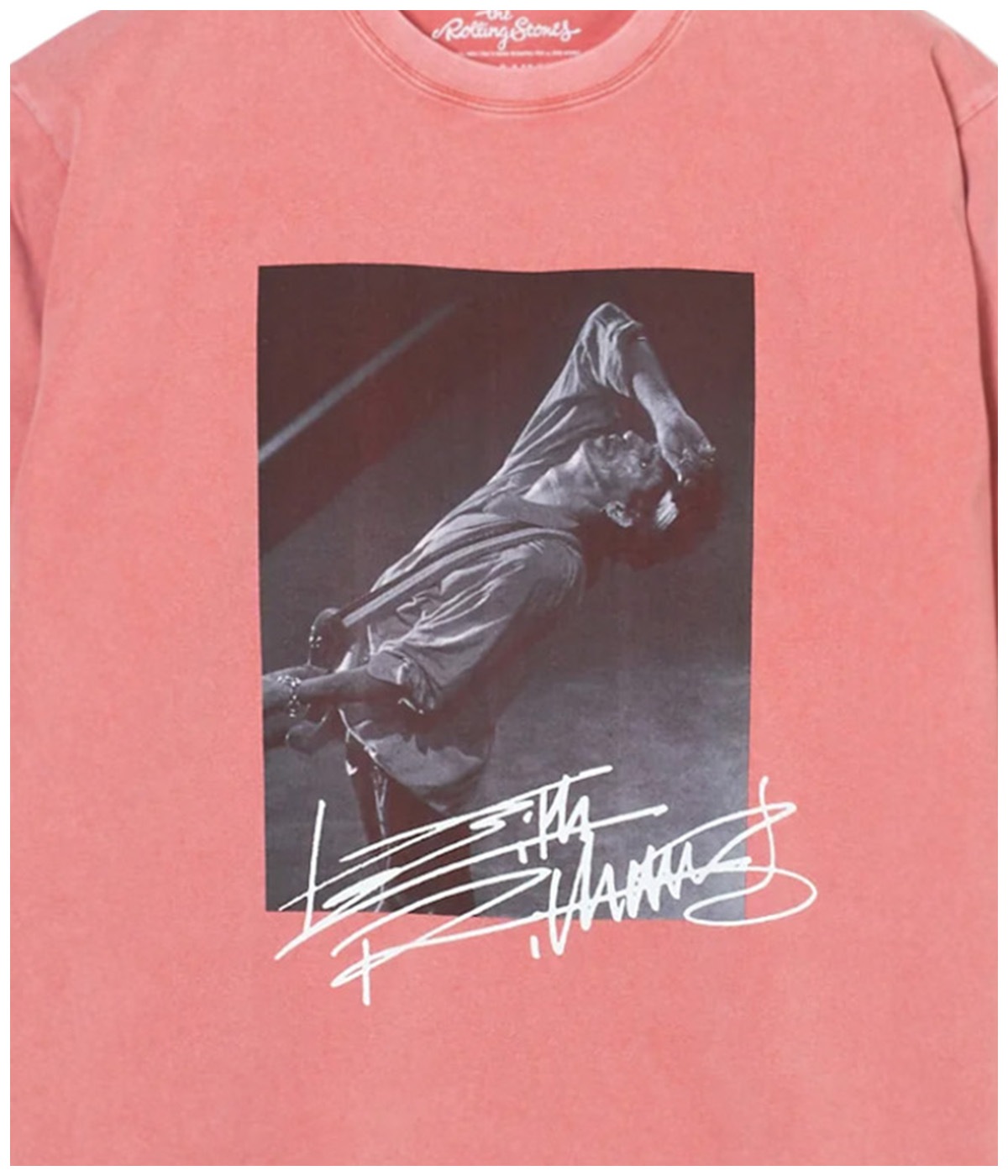 Keith Richards pigment L/S tee【ORANGE】
