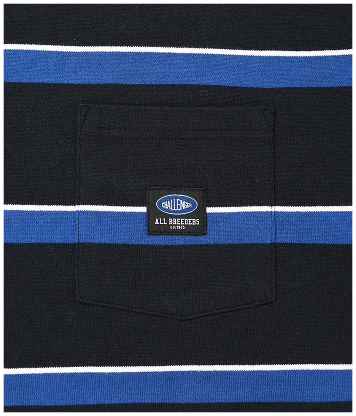 L/S AUTHENTIC BORDER TEE【BLACK】｜CHALLENGER｜MELTING POT（正規