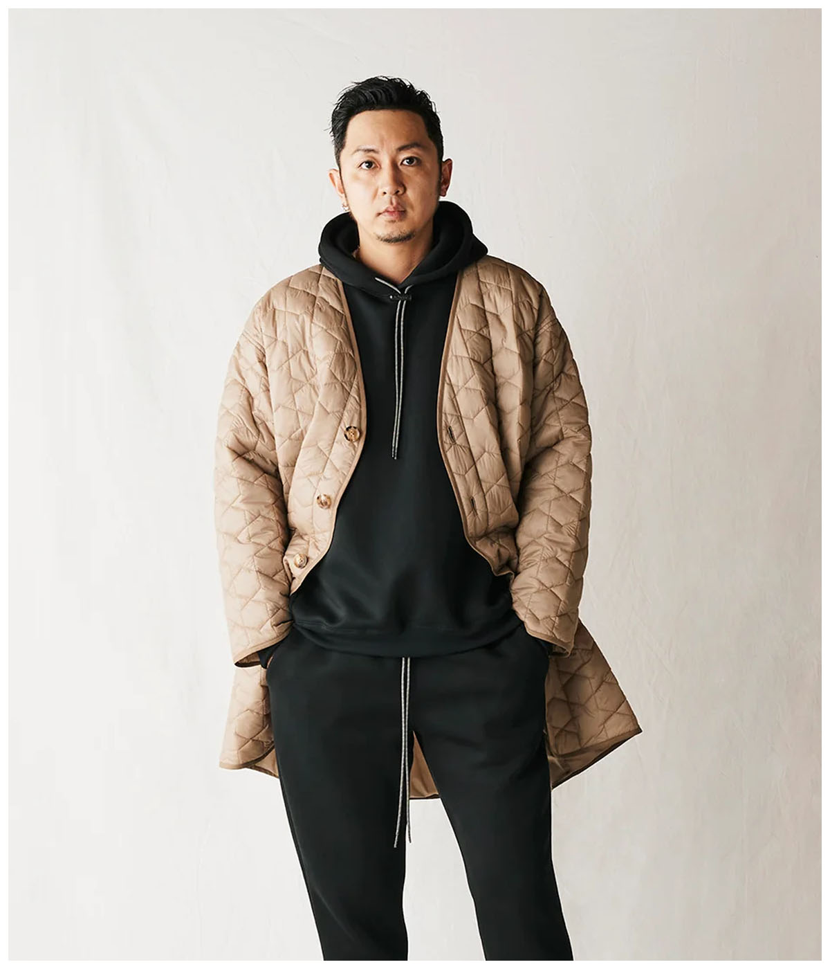 MULTI WAY DOUBLE KNIT PULLOVER HD【3 Colors Available】