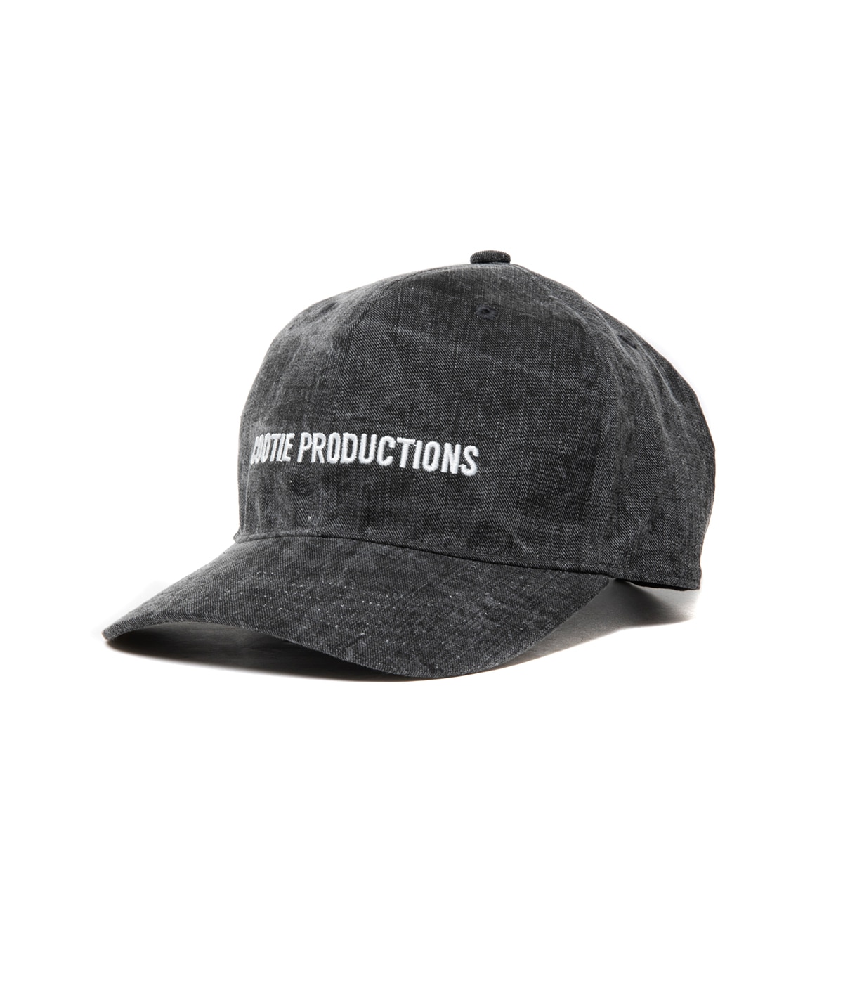 COOTIE　Dry Tech Ox 6 Panel Cap　黒×白 Pigment Coating Twill 6 Panel Cap【2 Colors Available