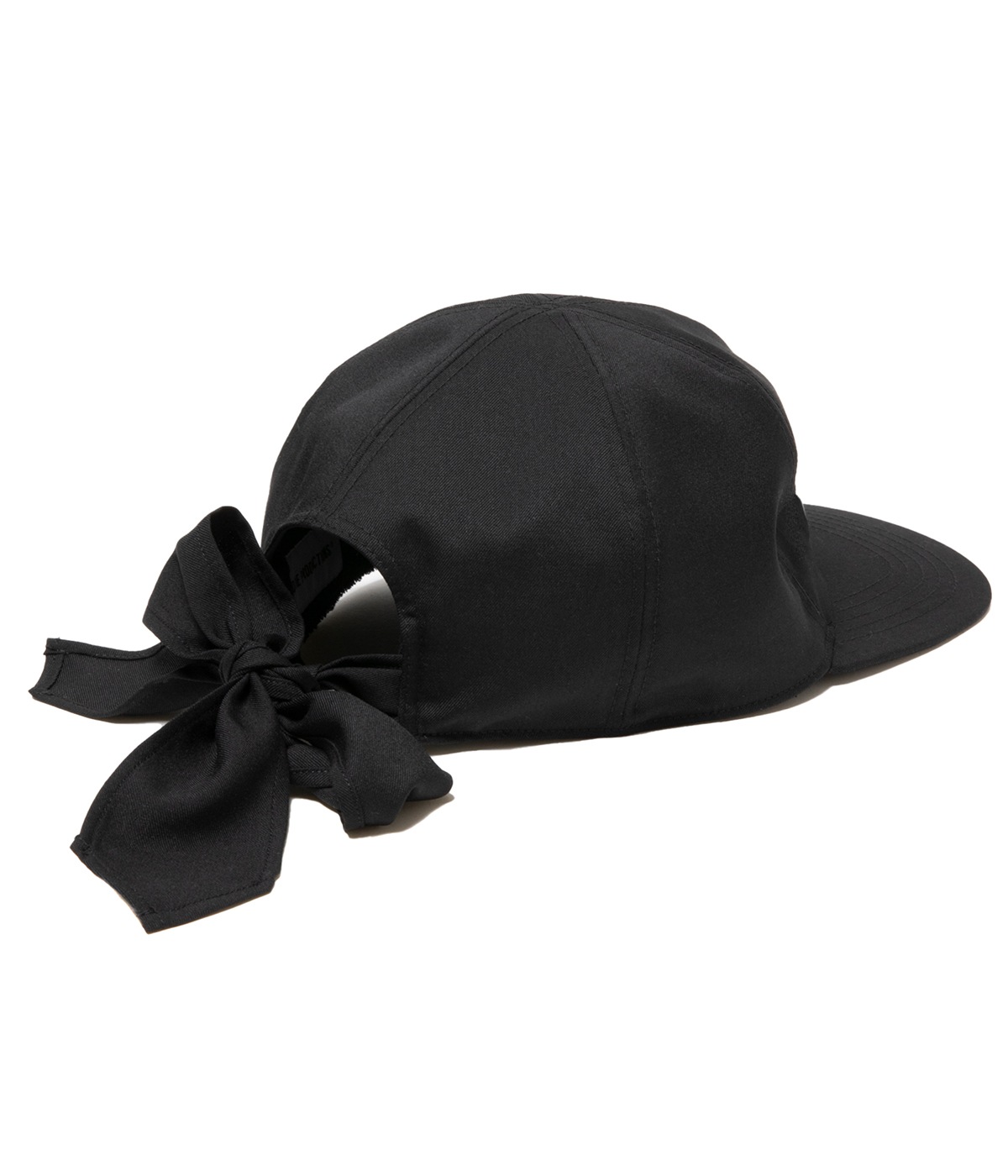 Comfort Merino Saxony ６Panel Tie Cap【BLACK×WHITE】