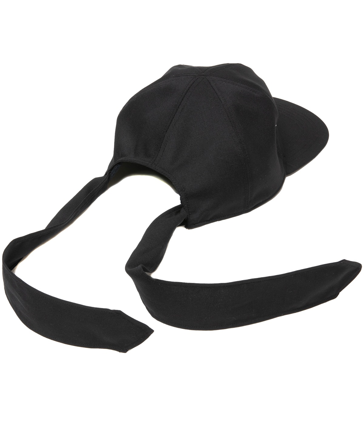 Comfort Merino Saxony ６Panel Tie Cap【BLACK×WHITE】