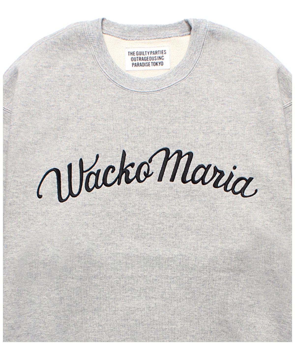 MIDDLE WEIGHT SWEAT SHIRT (TYPE-1)【GRAY】｜WACKO MARIA