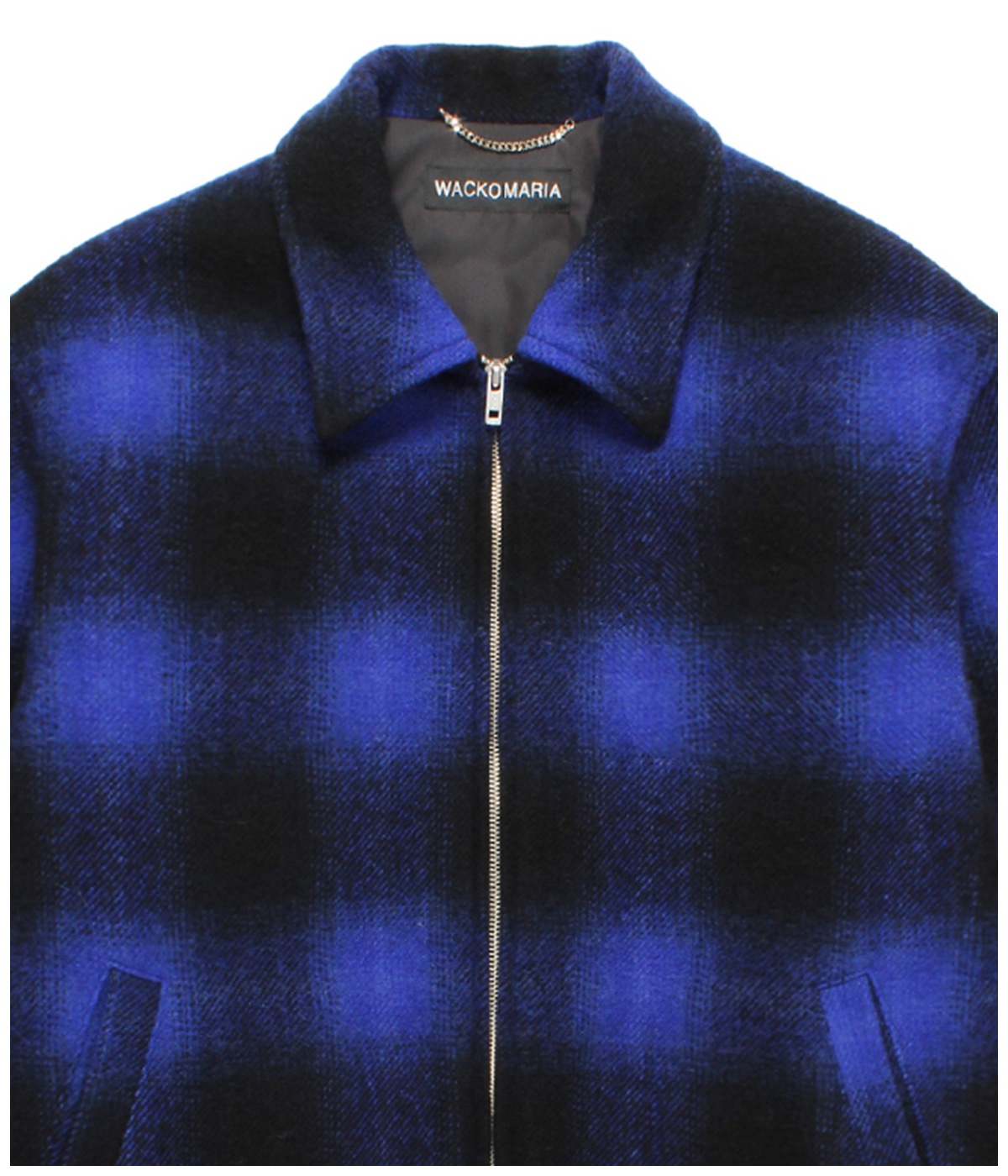 WOOL OMBRE CHECK 50'S JACKET (TYPE-1)【NAVY】｜WACKO MARIA