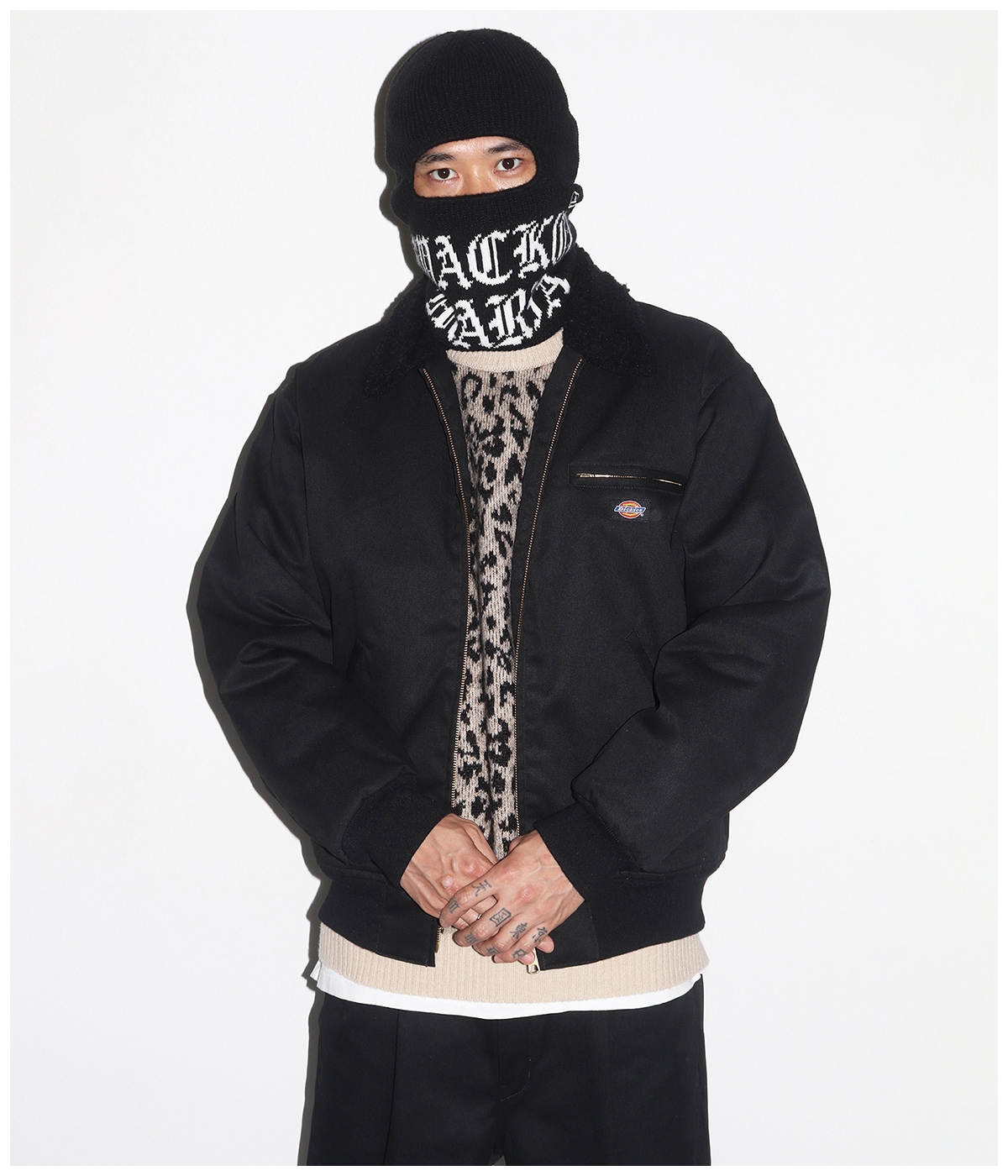 NEW ERA / JACQUARD KNIT BALACLAVA【BLACK】｜WACKO MARIA｜MELTING