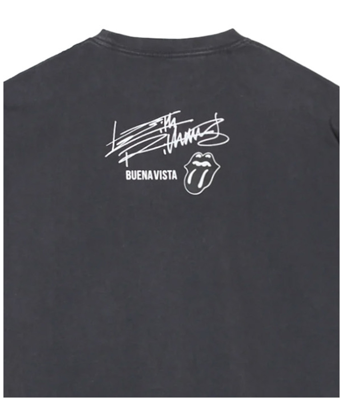 Keith Richards pigment tee【BLACK】｜BUENA VISTA｜MELTING POT