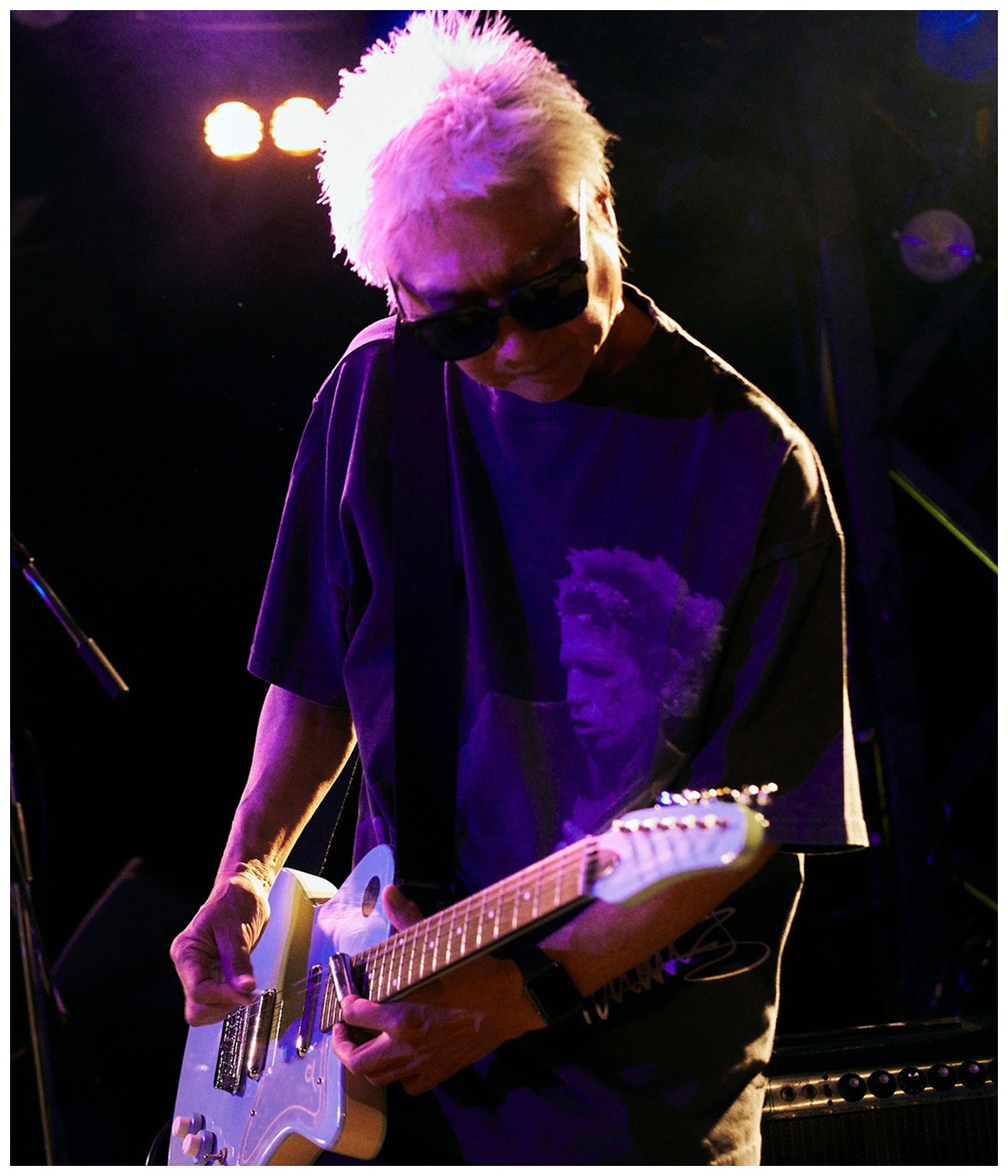 Keith richards 　即日発送 Keith Richards pigment tee【BLACK】｜BUENA VISTA｜MELTING POT