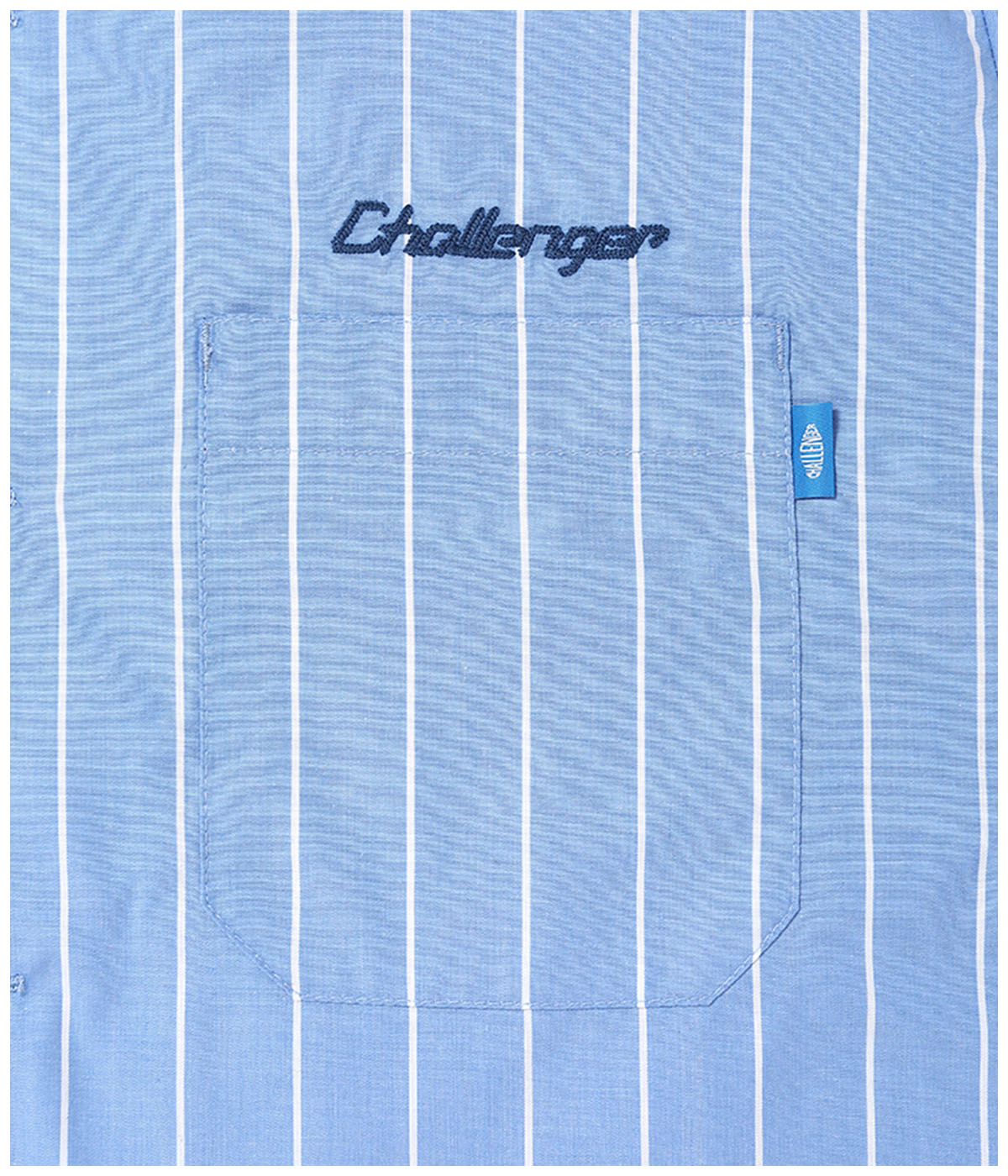 STRIPE MECHANIC SHIRTS【LT BLUE】