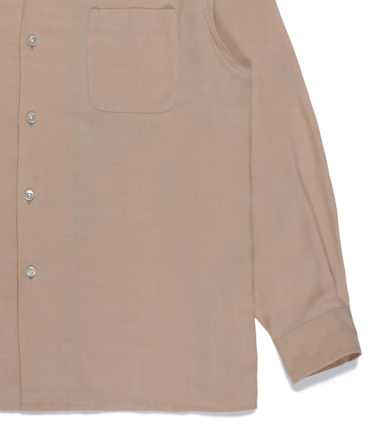 50'S SHIRT L/S (TYPE-1)【L-BEIGE】｜WACKO MARIA｜MELTING POT（正規
