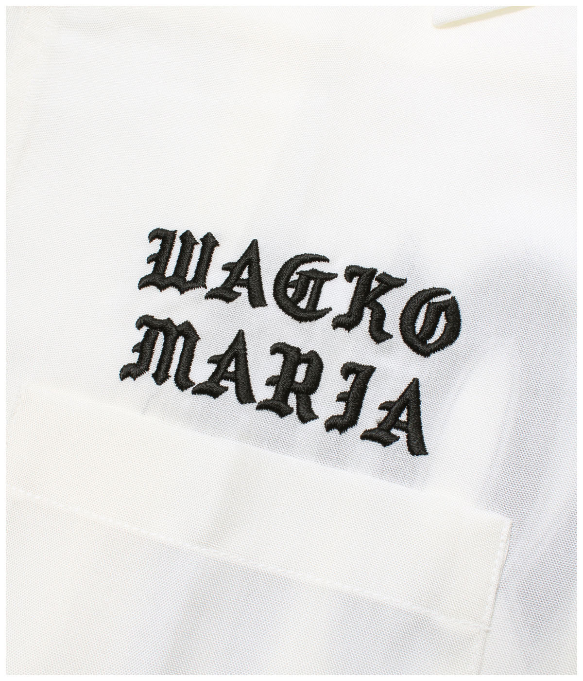 DEATH ROW RECORDS / 50'S OPEN COLLAR SHIRT【WHITE】｜SHIRT