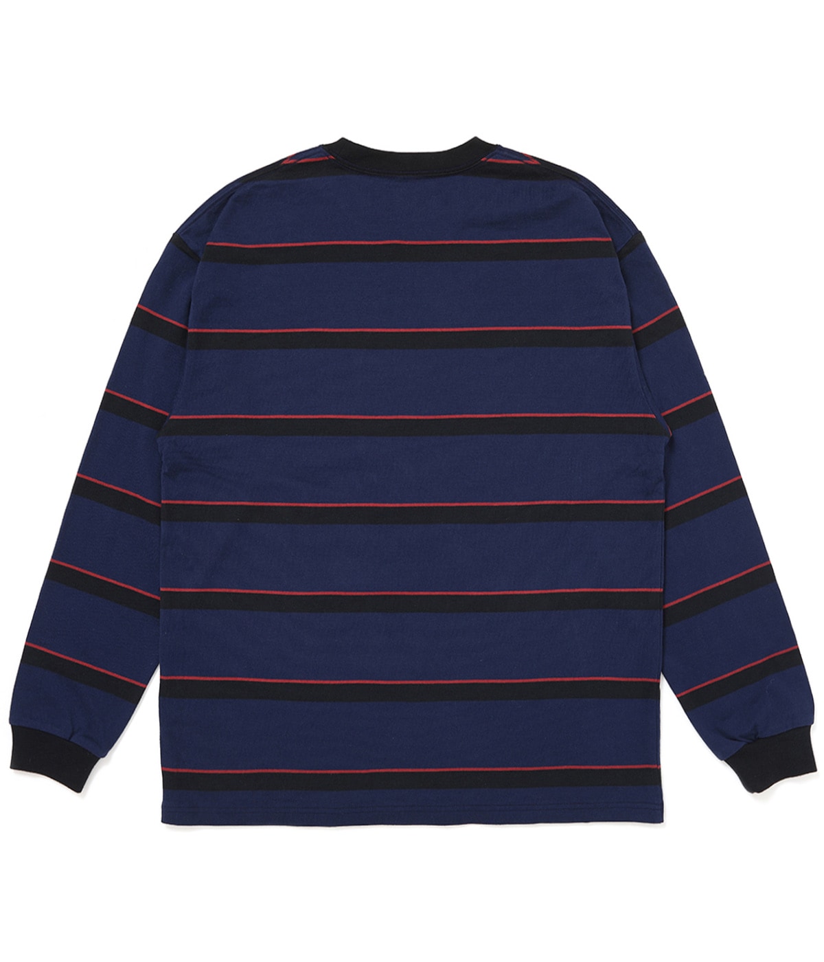 L/S AUTHENTIC BORDER TEE【NAVY】｜CHALLENGER｜MELTING POT（正規