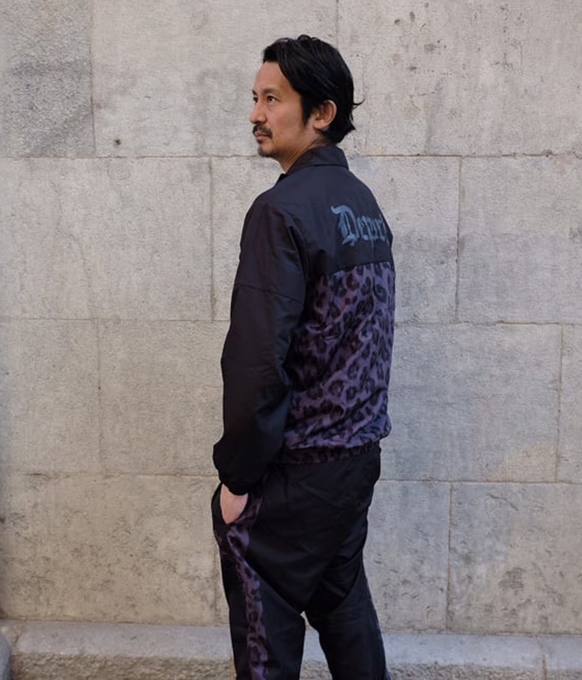BUENA VISTA DEPORTE PRINT TRACK PANTS (LEOPARD/SOLID)【MONO BUENA VISTA DEPORTE PRINT TRACK PANTS (LEOPARD/SOLID)【MONO