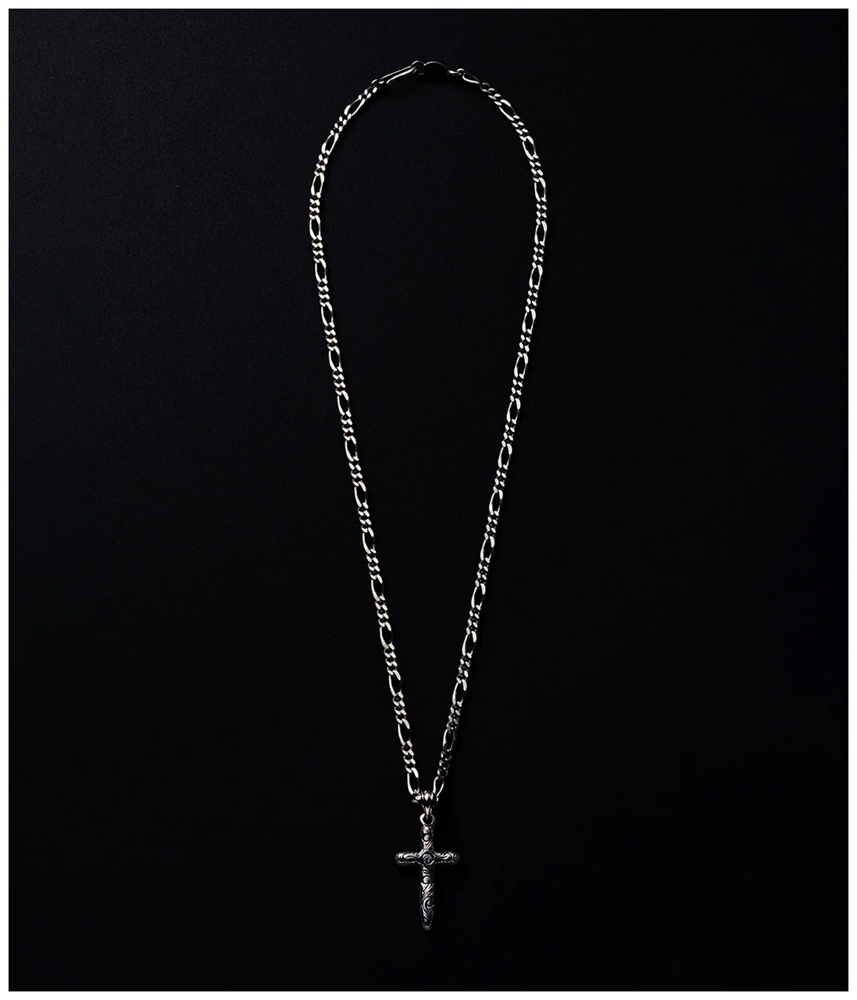 Engraved Cross Pendant【SILVER950】