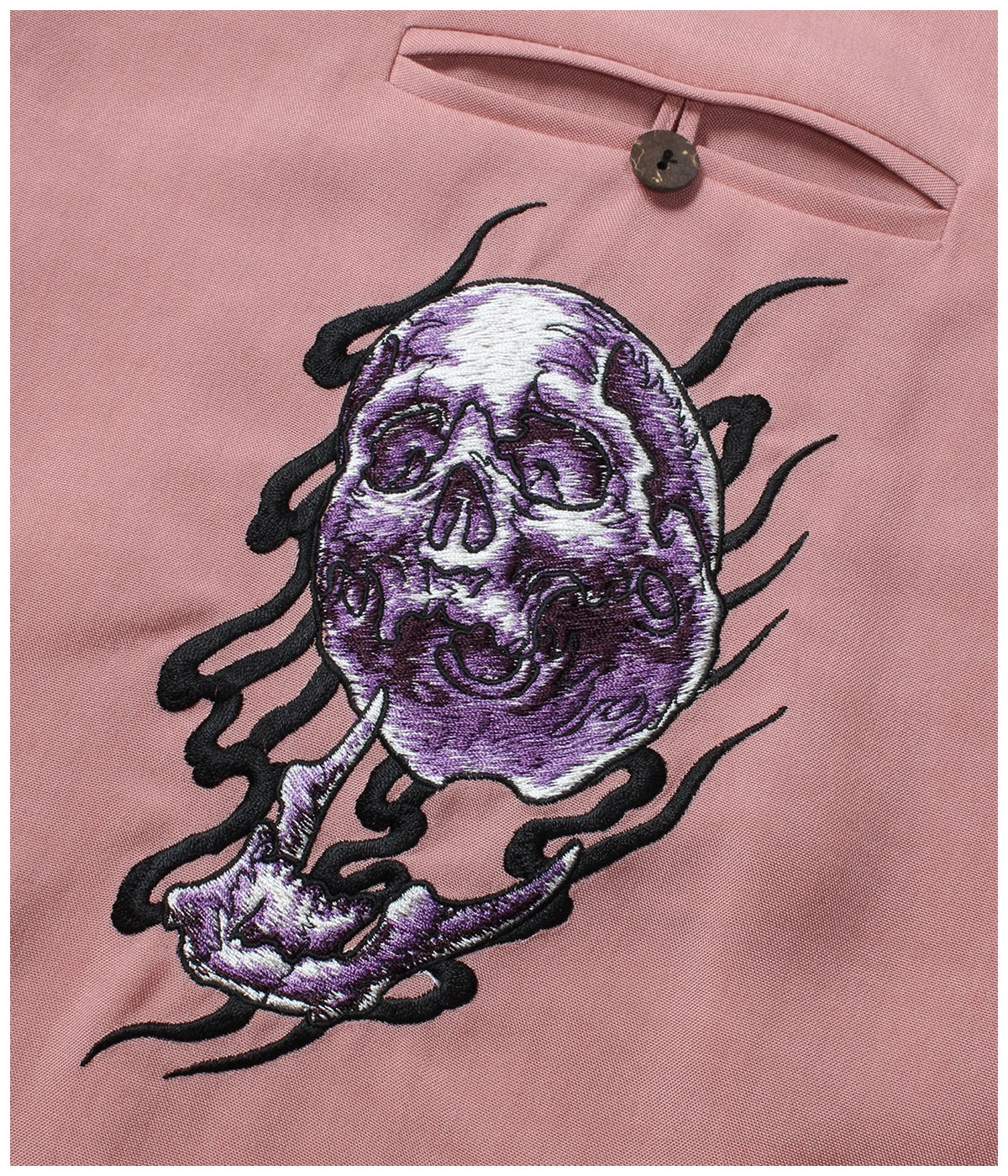 56 TATTOO STUDIO / 50'S OPEN COLLAR SHIRT【PINK】