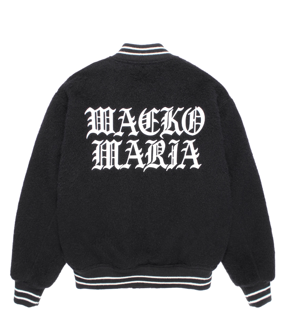 WOOL MOHAIR VARSITY JACKET (TYPE-2)【BLACK】