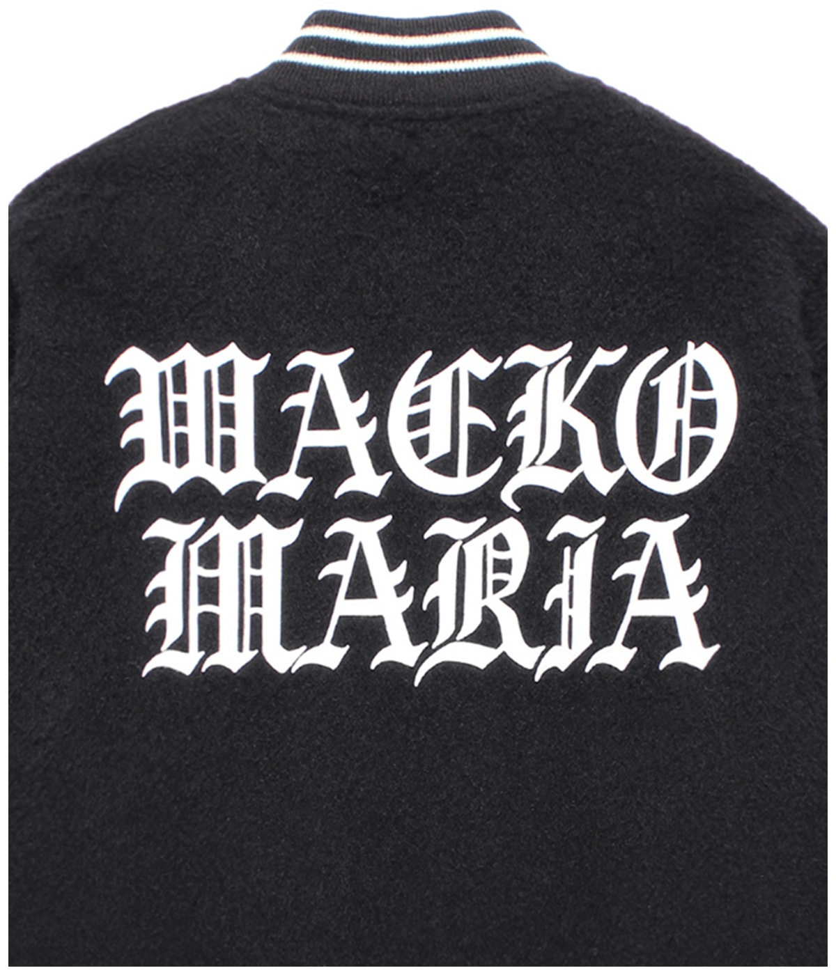WOOL MOHAIR VARSITY JACKET (TYPE-2)【BLACK】