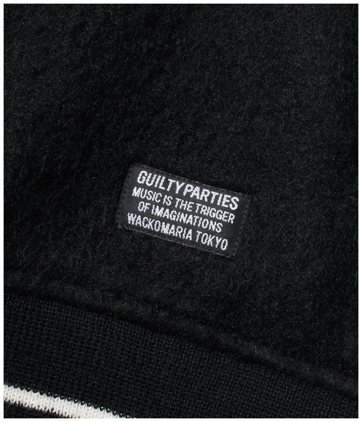 WOOL MOHAIR VARSITY JACKET (TYPE-2)【BLACK】