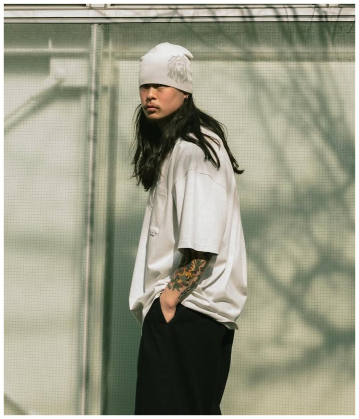 Jesus Cuffless Beanie【IVORY】｜COOTIE PRODUCTIONS®︎｜MELTING POT