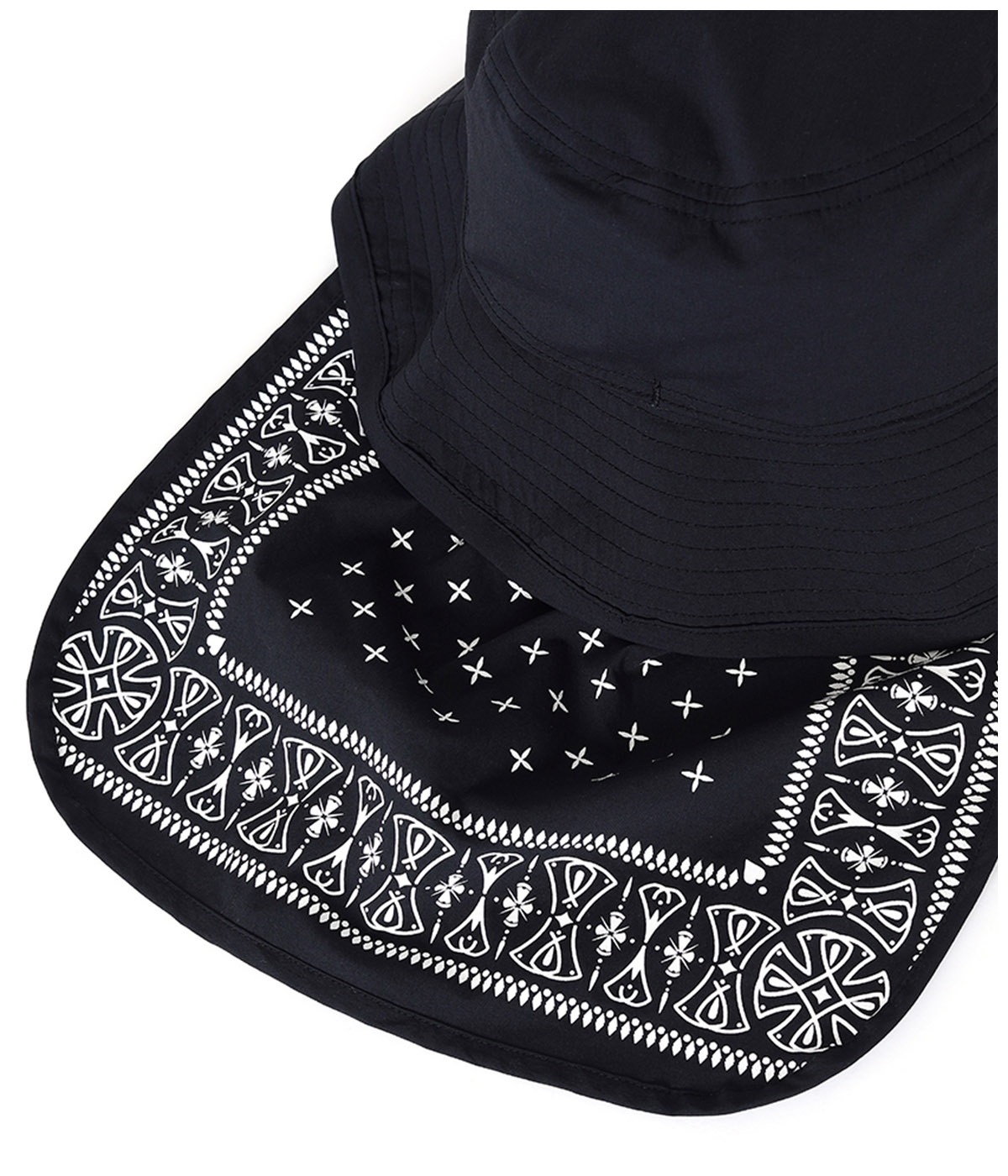 salsation ウェア　Bandana Hat BANDANA BEACH HAT【BLACK】｜CHALLENGER｜MELTING POT（正規取扱店