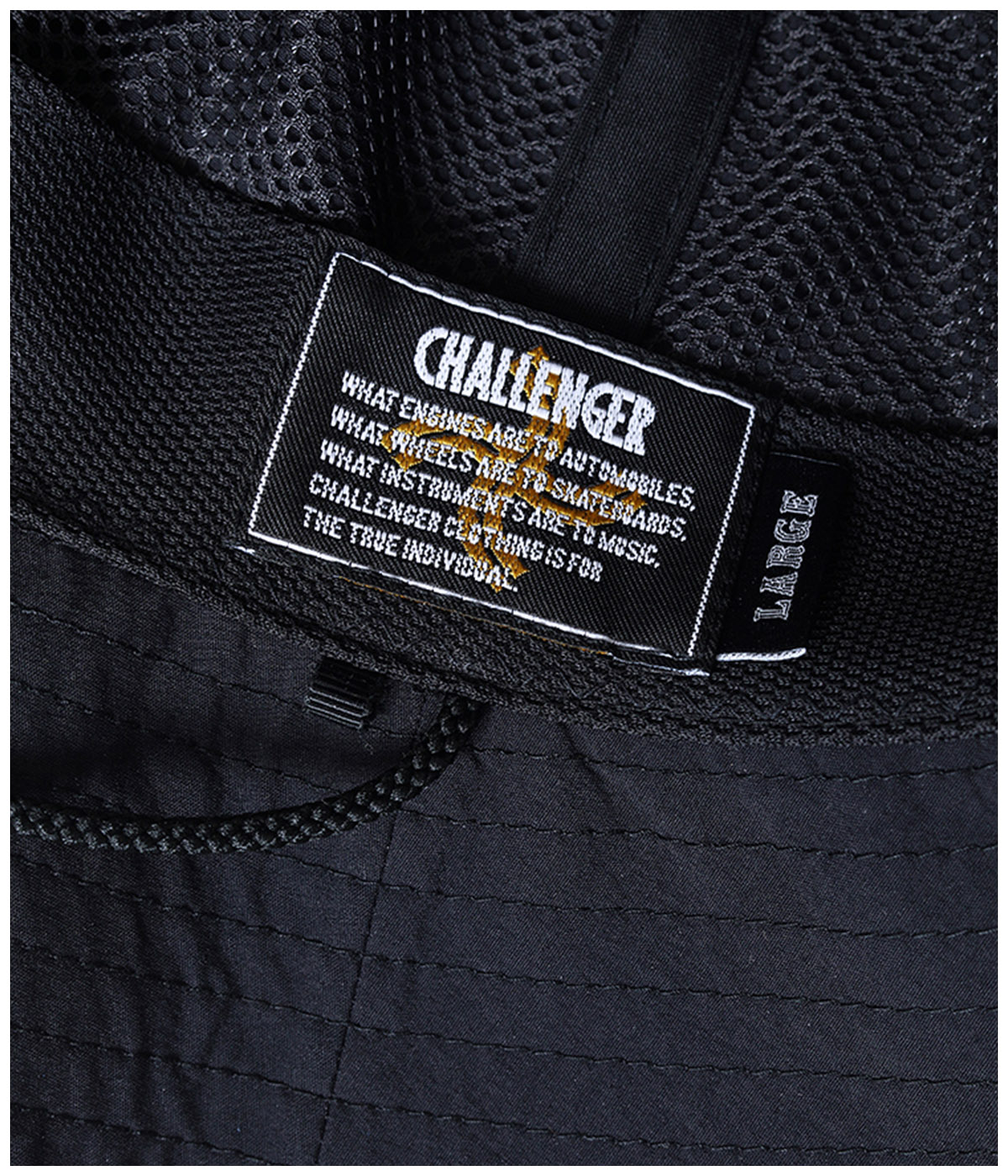 BANDANA BEACH HAT【BLACK】｜CHALLENGER｜MELTING POT（正規取扱店