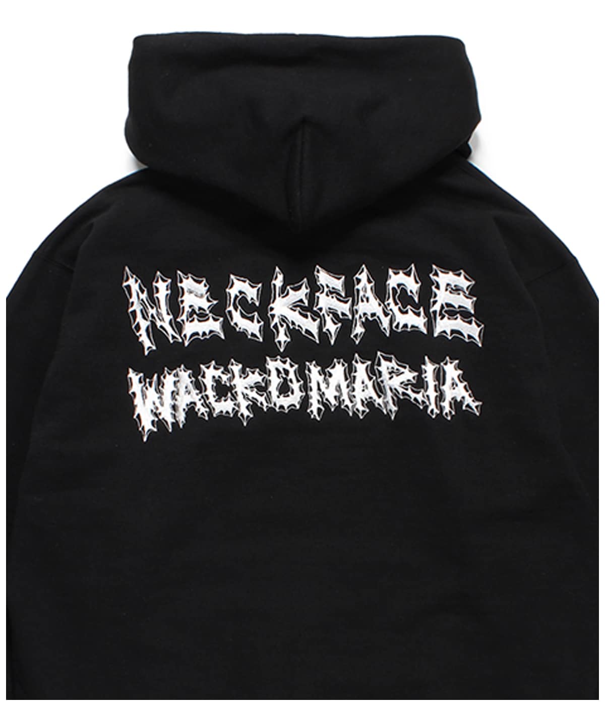 NECK FACE / HEAVY WEIGHT HOODED SWEAT SHIRT【BLACK】｜WACKO MARIA