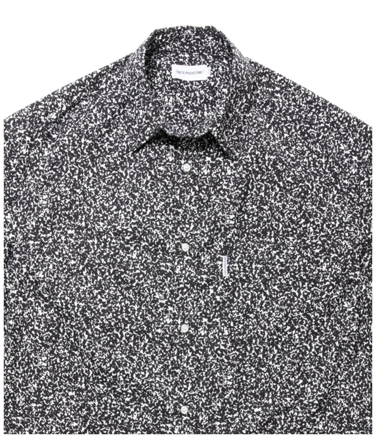 Allover Printed Broad S/S Shirt【BLACK】｜COOTIE PRODUCTIONS