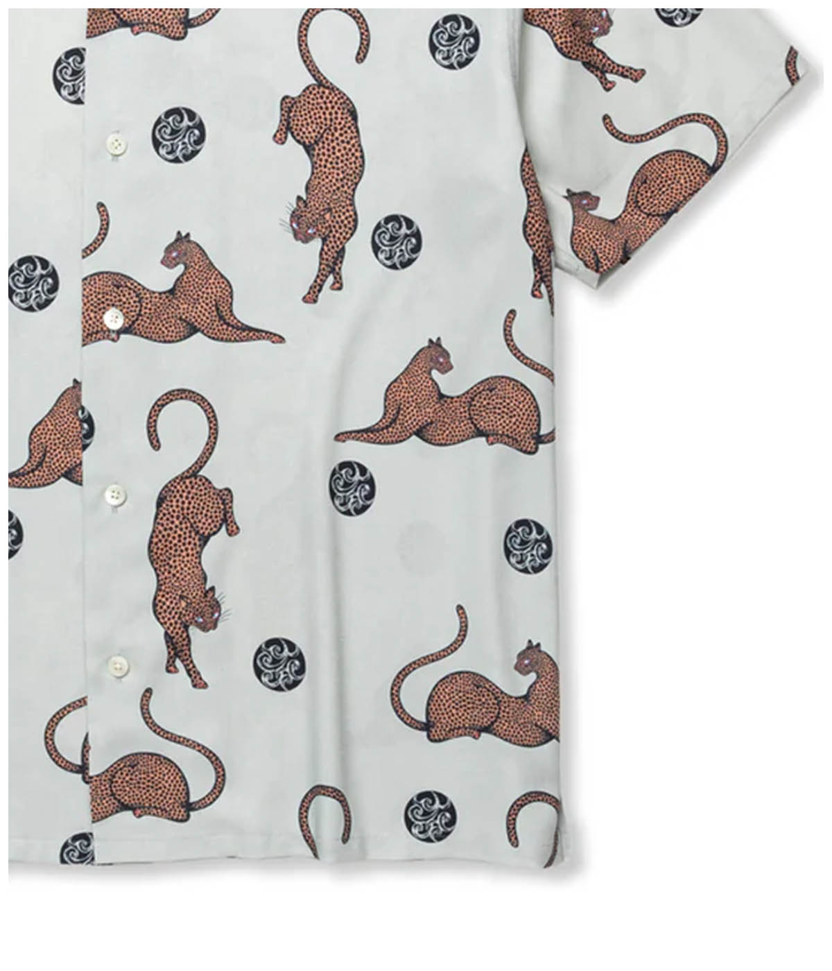 ×MIHO MURAKAMI PANTHER DOT PATTERN SHIRT【LIME GRAY】