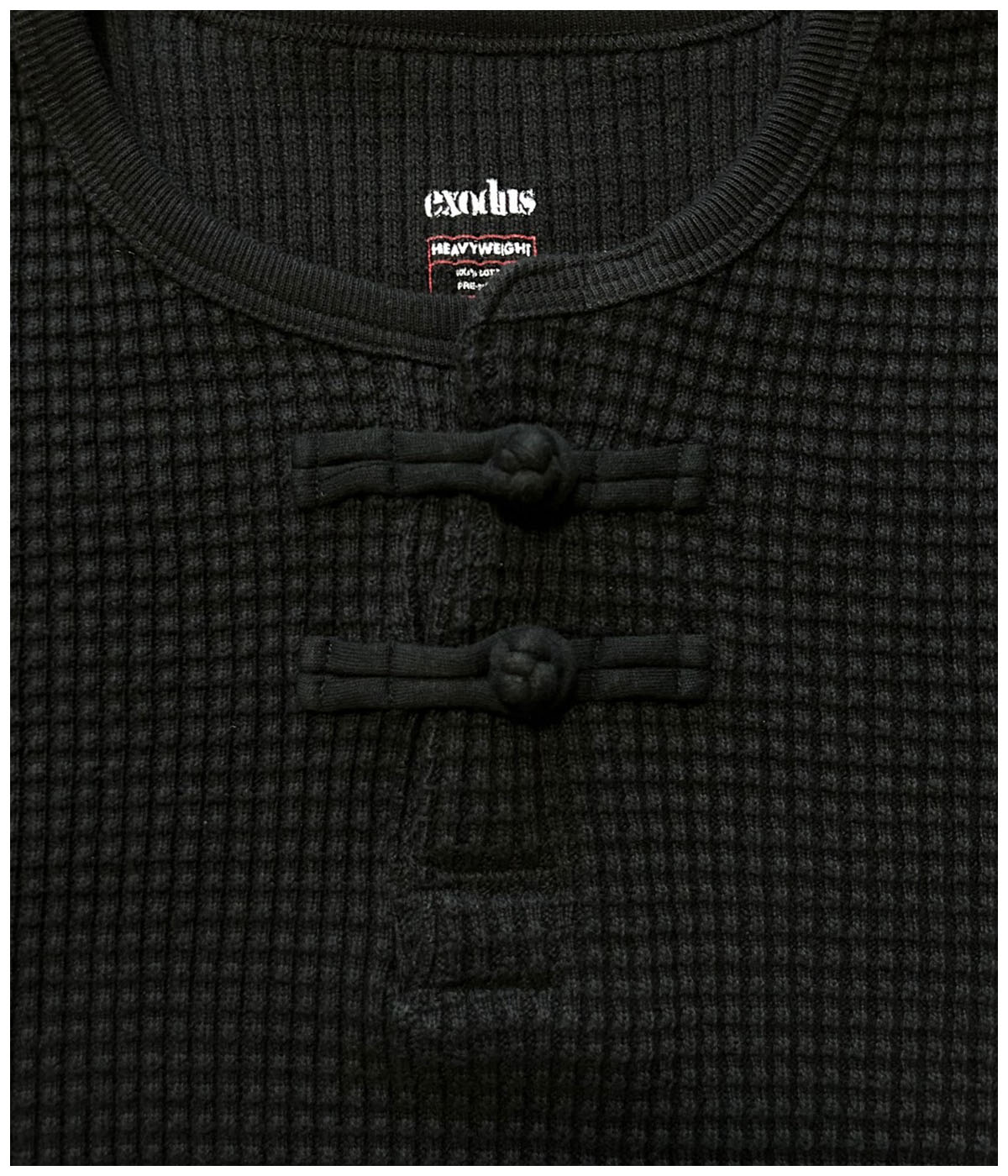 ORIENTAL HENRY NECK【BLACK】｜EXODUS｜MELTING POT（正規取扱店・通販）