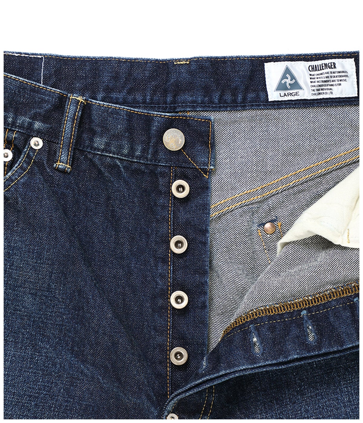 CLASSIC WASHED DENIM PANTS【WASHED INDIGO 】｜CHALLENGER｜MELTING