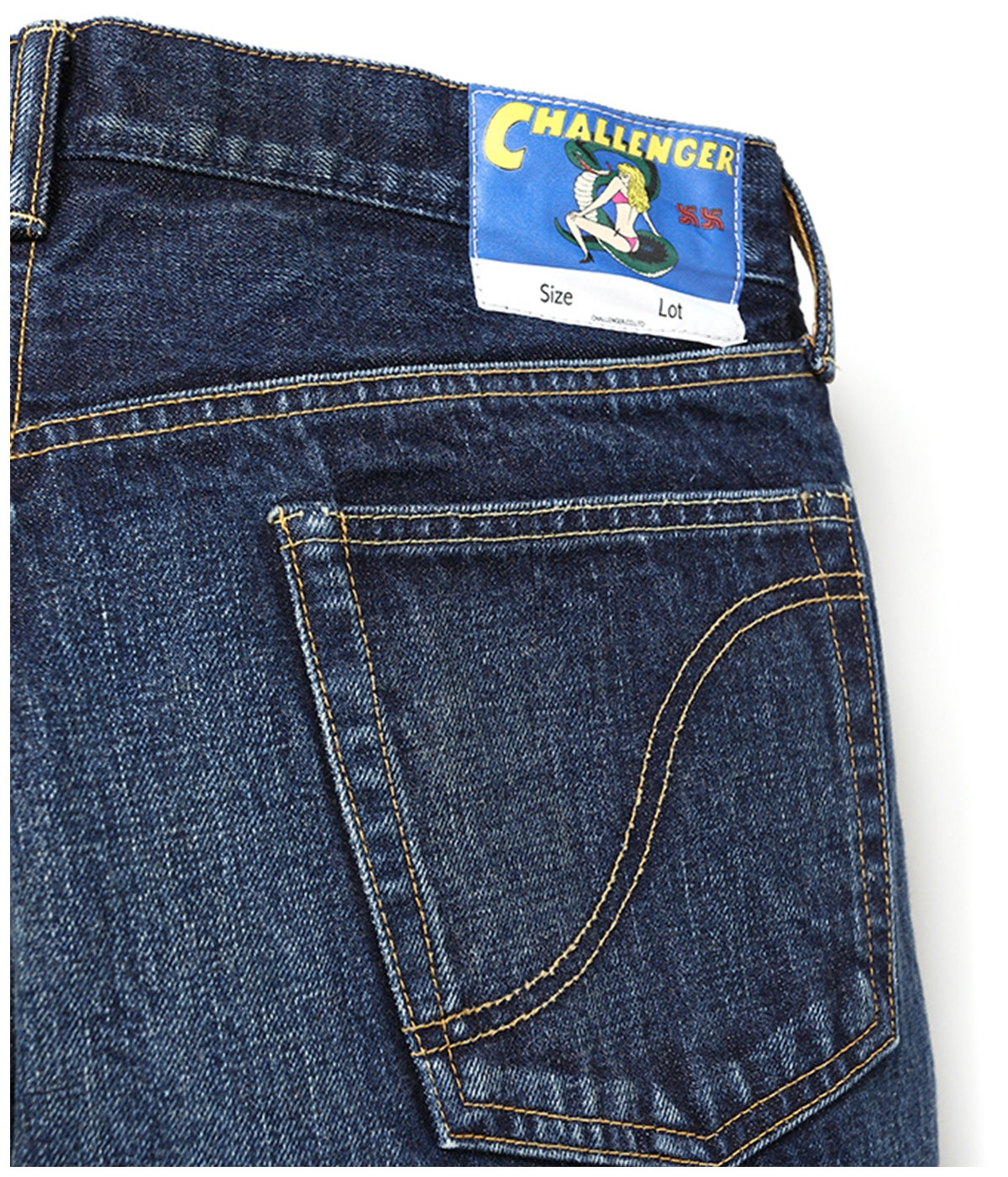 CLASSIC WASHED DENIM PANTS【WASHED INDIGO 】｜CHALLENGER｜MELTING