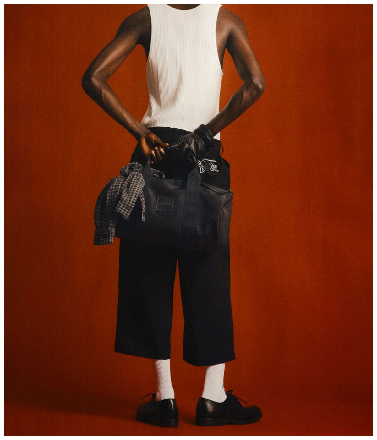 T/C Weather T/Q Cut Work Easy Trousers【BLACK】