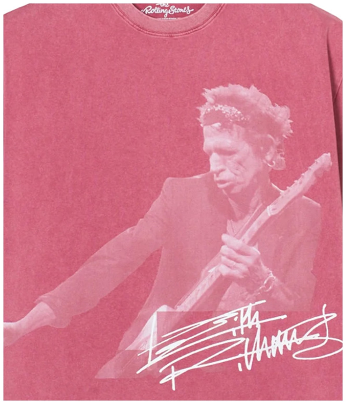 Keith Richards pigment tee【PINK】