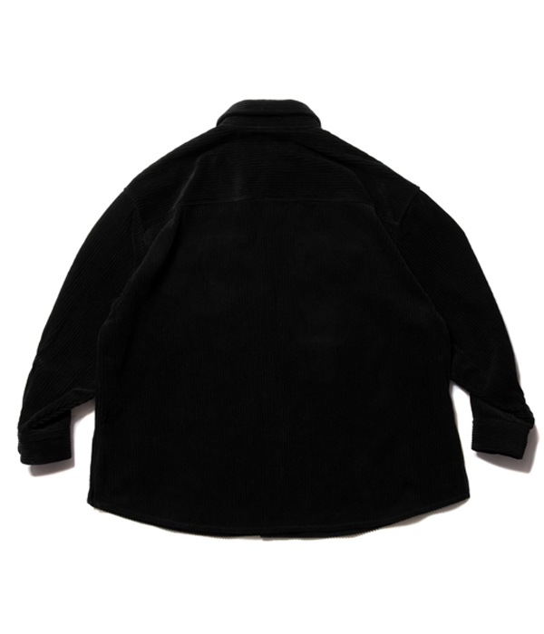 Wide Corduroy CPO Jacket【BLACK】｜COOTIE PRODUCTIONS®︎｜MELTING