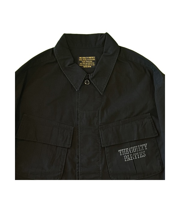 FATIGUE JACKET (TYPE-2 ) 【BLACK】｜WACKO MARIA｜MELTING POT（正規