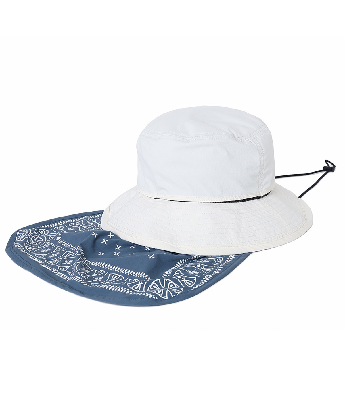 BANDANA BEACH HAT【NATURAL】｜CHALLENGER｜MELTING POT（正規取扱店