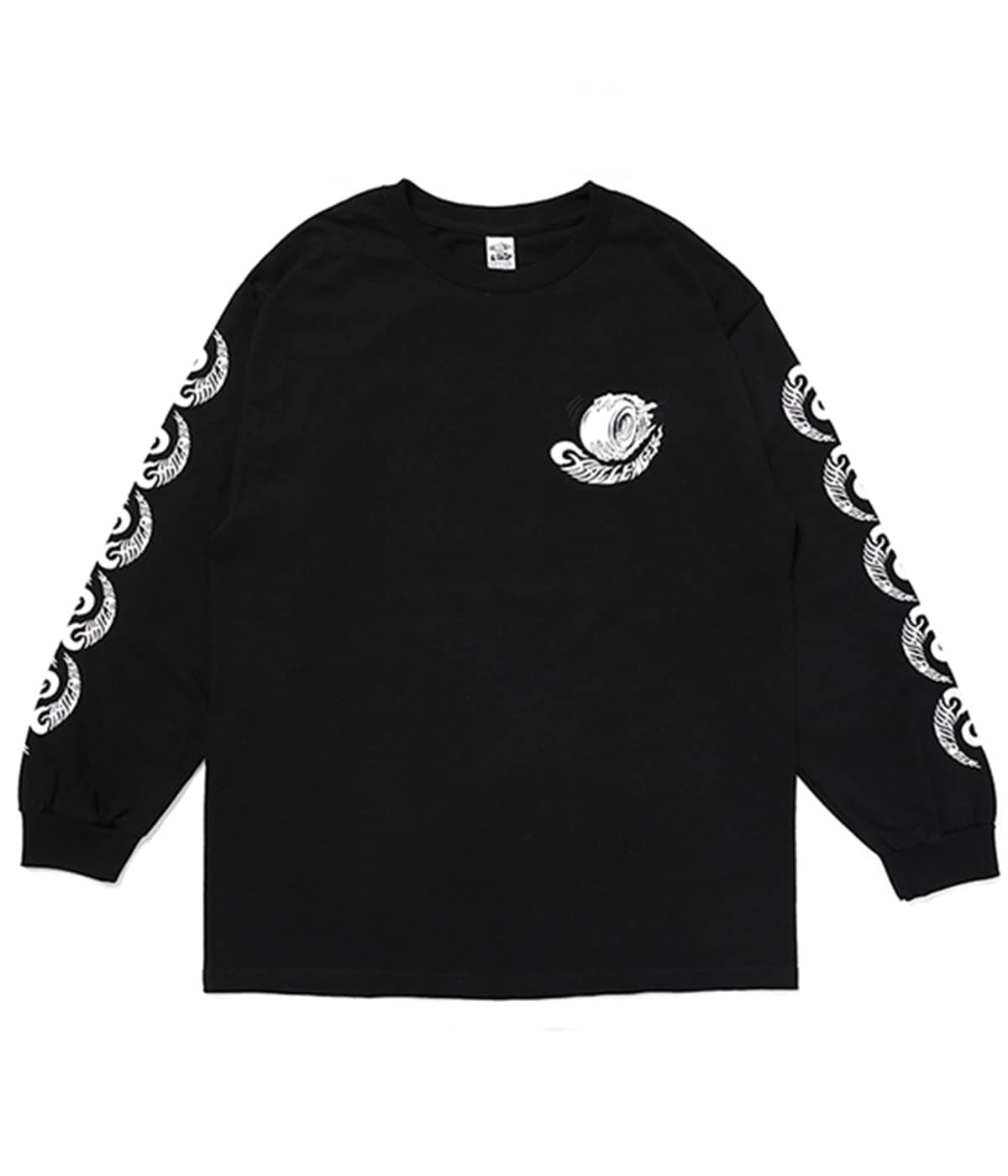 L/S CHALLENGER WHEELS TEE【BLACK】｜CHALLENGER｜MELTING POT（正規