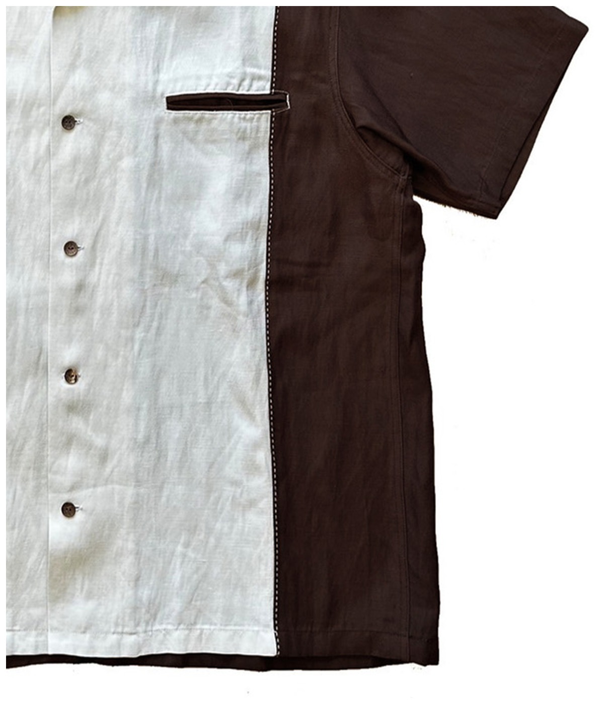 トップス EXODUS 2TONE OPEN COLLAR exodus 2TONE OPEN COLLAR 24SS-SH-04 公式通販