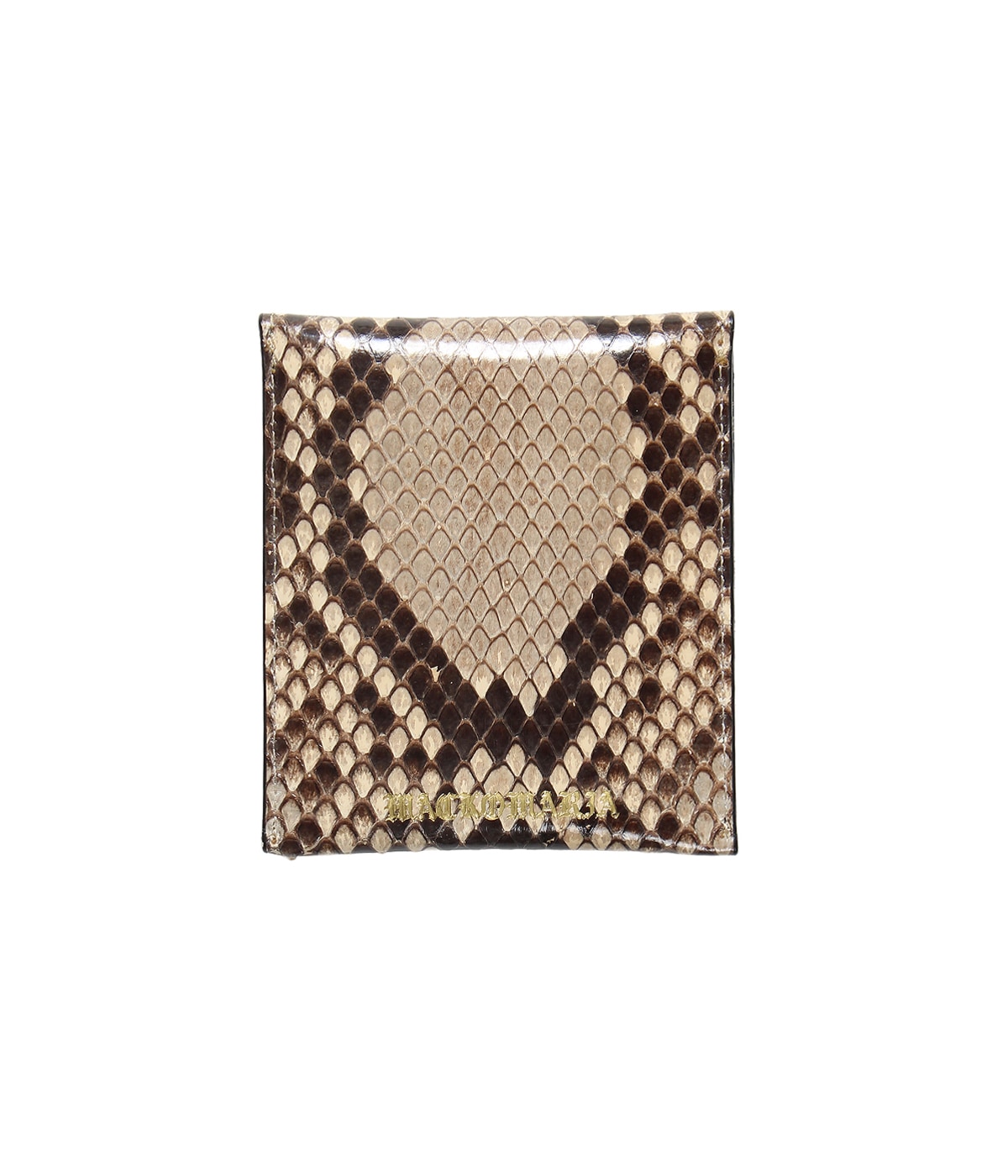 PYTHON LEATHER PORTABLE ASHTRAY【BEIGE】｜WACKO MARIA｜MELTING POT